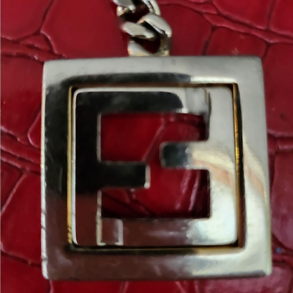 Authentic Fendi Silver Rare Key Fob - Picture 4 of 8